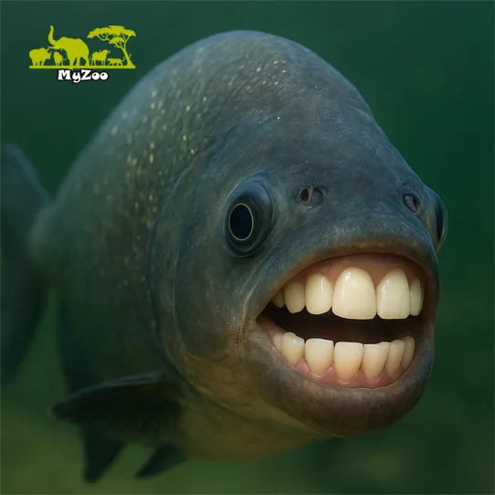 piranha fish with human teeth